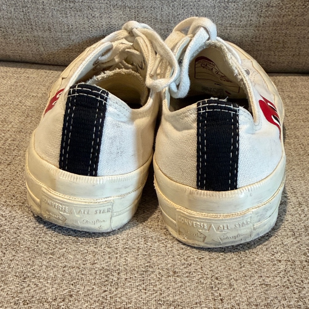 Converse Chuck Taylor x Comme des Garcons Play M5/ W 7 see photos - Picture 3 of 16